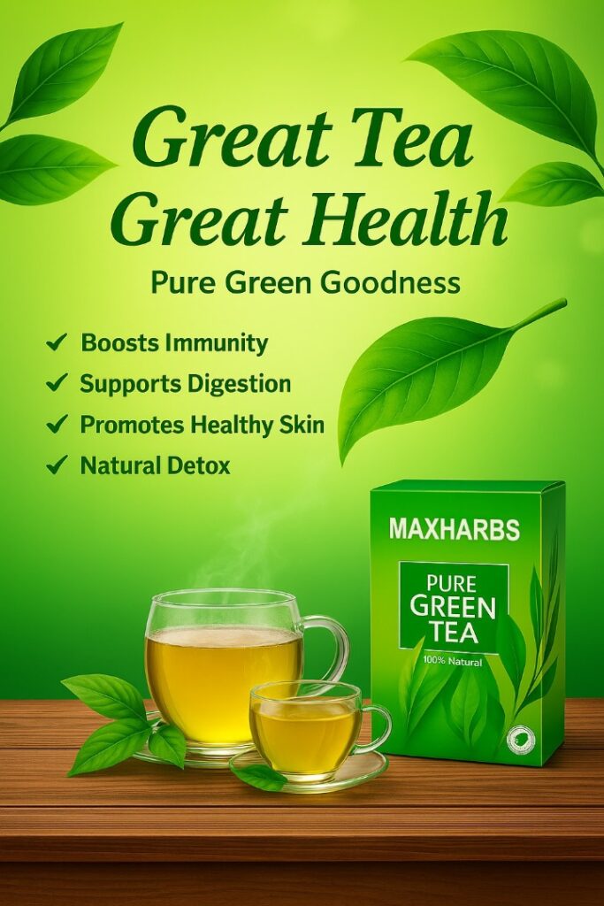 pure green tea