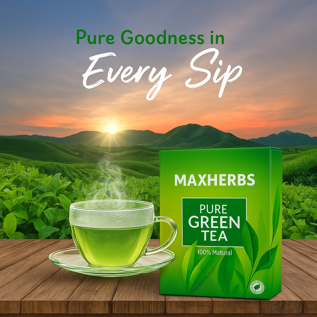 pure green tea
