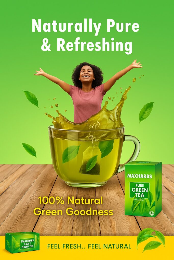 pure green tea